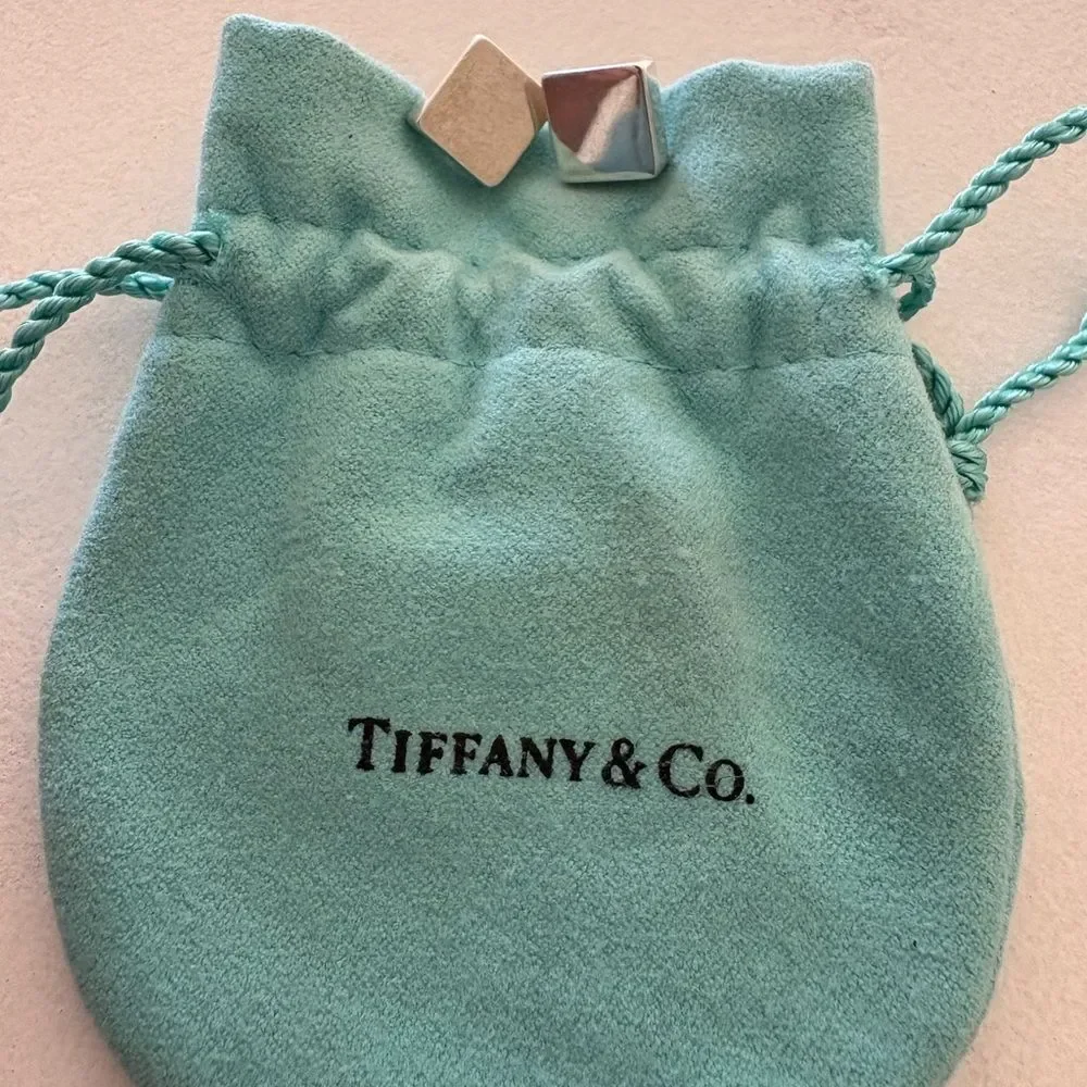 Tiffany & Co. Square Earrings - Picture 2 of 5